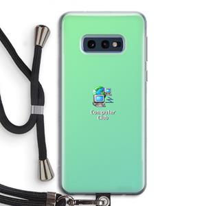 CaseCompany Win98: Samsung Galaxy S10e Transparant Hoesje met koord