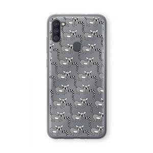 CaseCompany Makis: Samsung Galaxy A11 Transparant Hoesje
