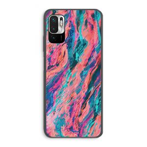 CaseCompany Electric Times: Xiaomi Redmi Note 10 5G Transparant Hoesje