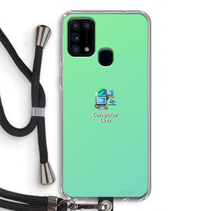 CaseCompany Win98: Samsung Galaxy M31 Transparant Hoesje met koord