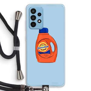 CaseCompany Ultra Sensitive: Samsung Galaxy A52 Transparant Hoesje met koord