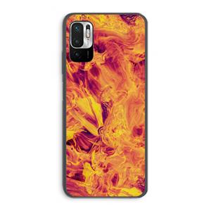 CaseCompany Eternal Fire: Xiaomi Redmi Note 10 5G Transparant Hoesje