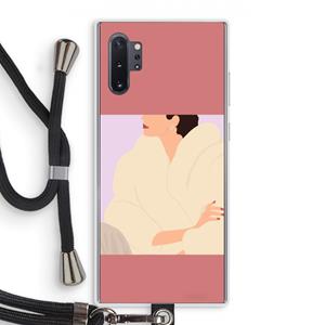 CaseCompany Cosy: Samsung Galaxy Note 10 Plus Transparant Hoesje met koord