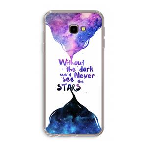 CaseCompany Stars quote: Samsung Galaxy J4 Plus Transparant Hoesje