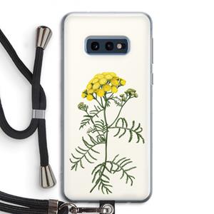 CaseCompany Tansy: Samsung Galaxy S10e Transparant Hoesje met koord