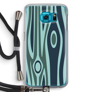 CaseCompany Bast B: Samsung Galaxy S6 Transparant Hoesje met koord