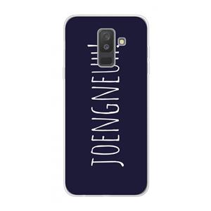 CaseCompany Joengneuh!: Samsung Galaxy A6 Plus (2018) Transparant Hoesje