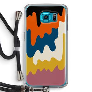 CaseCompany Baar A: Samsung Galaxy S6 Transparant Hoesje met koord