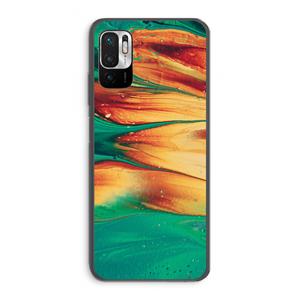 CaseCompany Green Inferno: Xiaomi Redmi Note 10 5G Transparant Hoesje