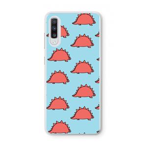 CaseCompany Dinosawrr: Samsung Galaxy A70 Transparant Hoesje