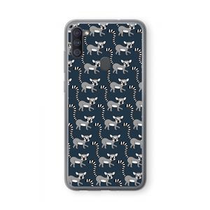 CaseCompany Makis: Samsung Galaxy A11 Transparant Hoesje