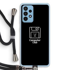 CaseCompany Hello: Samsung Galaxy A52 Transparant Hoesje met koord