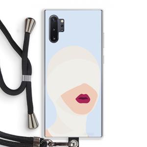 CaseCompany Incognito: Samsung Galaxy Note 10 Plus Transparant Hoesje met koord