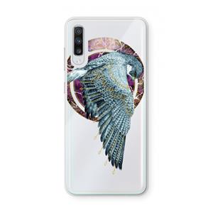 CaseCompany Golden Falcon: Samsung Galaxy A70 Transparant Hoesje