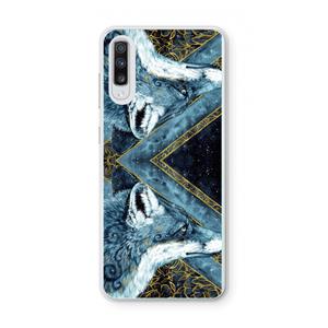 CaseCompany Golden Fox: Samsung Galaxy A70 Transparant Hoesje