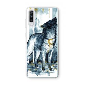 CaseCompany Bleeding Soul: Samsung Galaxy A70 Transparant Hoesje