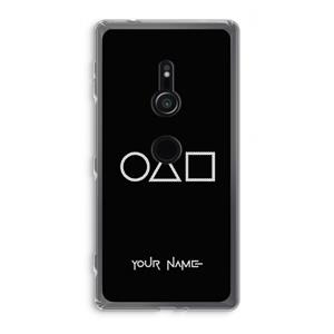 CaseCompany Squid Game: Sony Xperia XZ2 Transparant Hoesje
