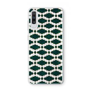 CaseCompany Moroccan tiles: Samsung Galaxy A70 Transparant Hoesje