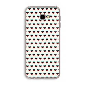 CaseCompany Hartjes: Samsung Galaxy J4 Plus Transparant Hoesje