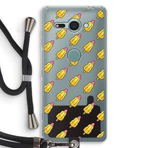 CaseCompany Waterijsjes: Sony Xperia XZ2 Compact Transparant Hoesje met koord