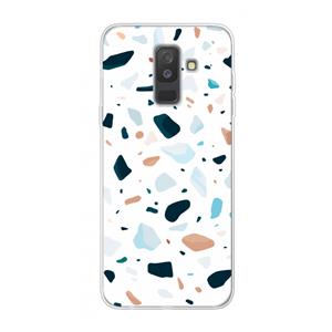 CaseCompany Terrazzo N°13: Samsung Galaxy A6 Plus (2018) Transparant Hoesje