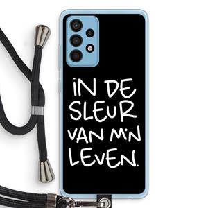 CaseCompany De Sleur: Samsung Galaxy A52 Transparant Hoesje met koord