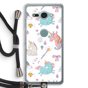 CaseCompany Fantasiewereld: Sony Xperia XZ2 Compact Transparant Hoesje met koord