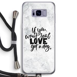 CaseCompany Partner in crime: Samsung Galaxy S8 Transparant Hoesje met koord