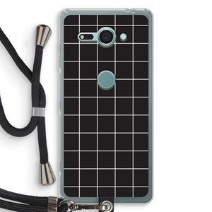 CaseCompany Rooster 2: Sony Xperia XZ2 Compact Transparant Hoesje met koord