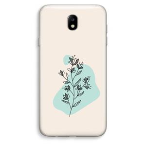 CaseCompany Violets are blue: Samsung Galaxy J7 (2017) Transparant Hoesje