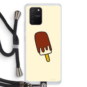CaseCompany Frisco: Samsung Galaxy S10 Lite Transparant Hoesje met koord