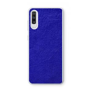 CaseCompany Majorelle Blue: Samsung Galaxy A70 Transparant Hoesje