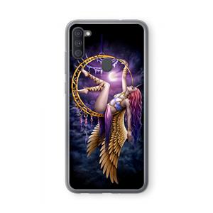 CaseCompany Aerial Angel: Samsung Galaxy A11 Transparant Hoesje