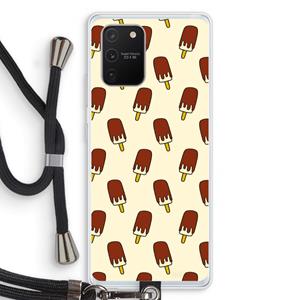 CaseCompany Yummy: Samsung Galaxy S10 Lite Transparant Hoesje met koord