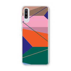 CaseCompany Gestalte 1: Samsung Galaxy A70 Transparant Hoesje