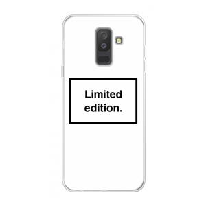 CaseCompany Limited edition: Samsung Galaxy A6 Plus (2018) Transparant Hoesje