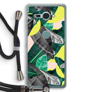 CaseCompany Fantasie jungle: Sony Xperia XZ2 Compact Transparant Hoesje met koord