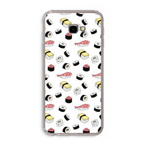CaseCompany Sushi time: Samsung Galaxy J4 Plus Transparant Hoesje