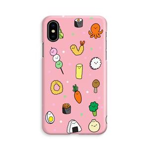 CaseCompany Happy bento friends: iPhone X Volledig Geprint Hoesje