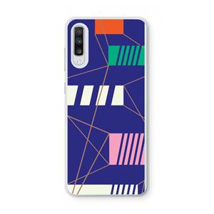 CaseCompany Gestalte 5: Samsung Galaxy A70 Transparant Hoesje