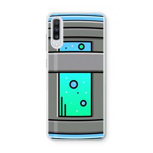 CaseCompany Chug Bottle: Samsung Galaxy A70 Transparant Hoesje