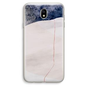 CaseCompany Stone White: Samsung Galaxy J7 (2017) Transparant Hoesje