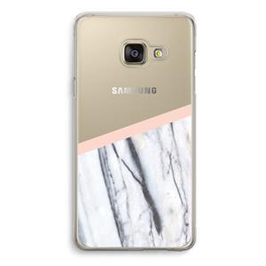 CaseCompany A touch of peach: Samsung A3 (2017) Transparant Hoesje