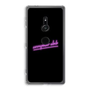 CaseCompany Vice Black: Sony Xperia XZ2 Transparant Hoesje