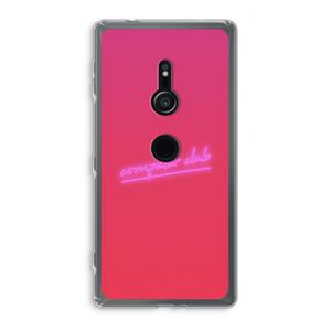 CaseCompany Vice Glow: Sony Xperia XZ2 Transparant Hoesje