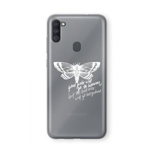 CaseCompany Good or bad: Samsung Galaxy A11 Transparant Hoesje