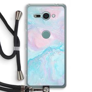 CaseCompany Fantasie pastel: Sony Xperia XZ2 Compact Transparant Hoesje met koord