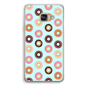CaseCompany Donuts: Samsung A3 (2017) Transparant Hoesje