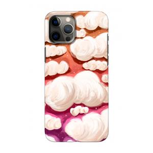 CaseCompany Katoen Wolken: Volledig geprint iPhone 12 Pro Hoesje