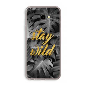 CaseCompany Stay wild: Samsung Galaxy J4 Plus Transparant Hoesje